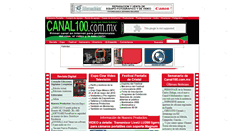 Desktop Screenshot of beta.canal100.com.mx
